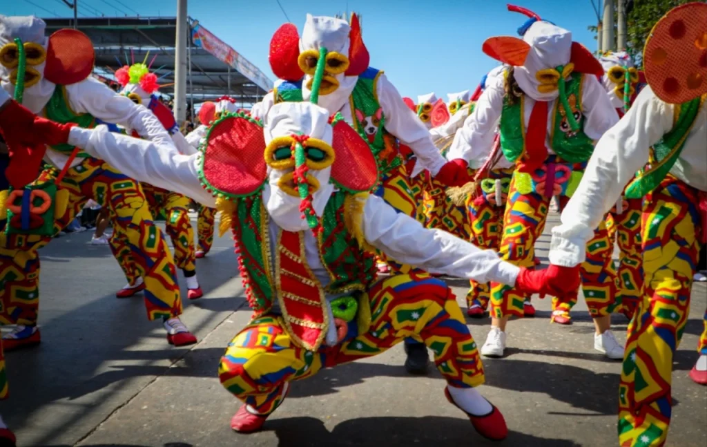 Marimonda mask from Barranquilla, symbol of carnival and cultural identity.