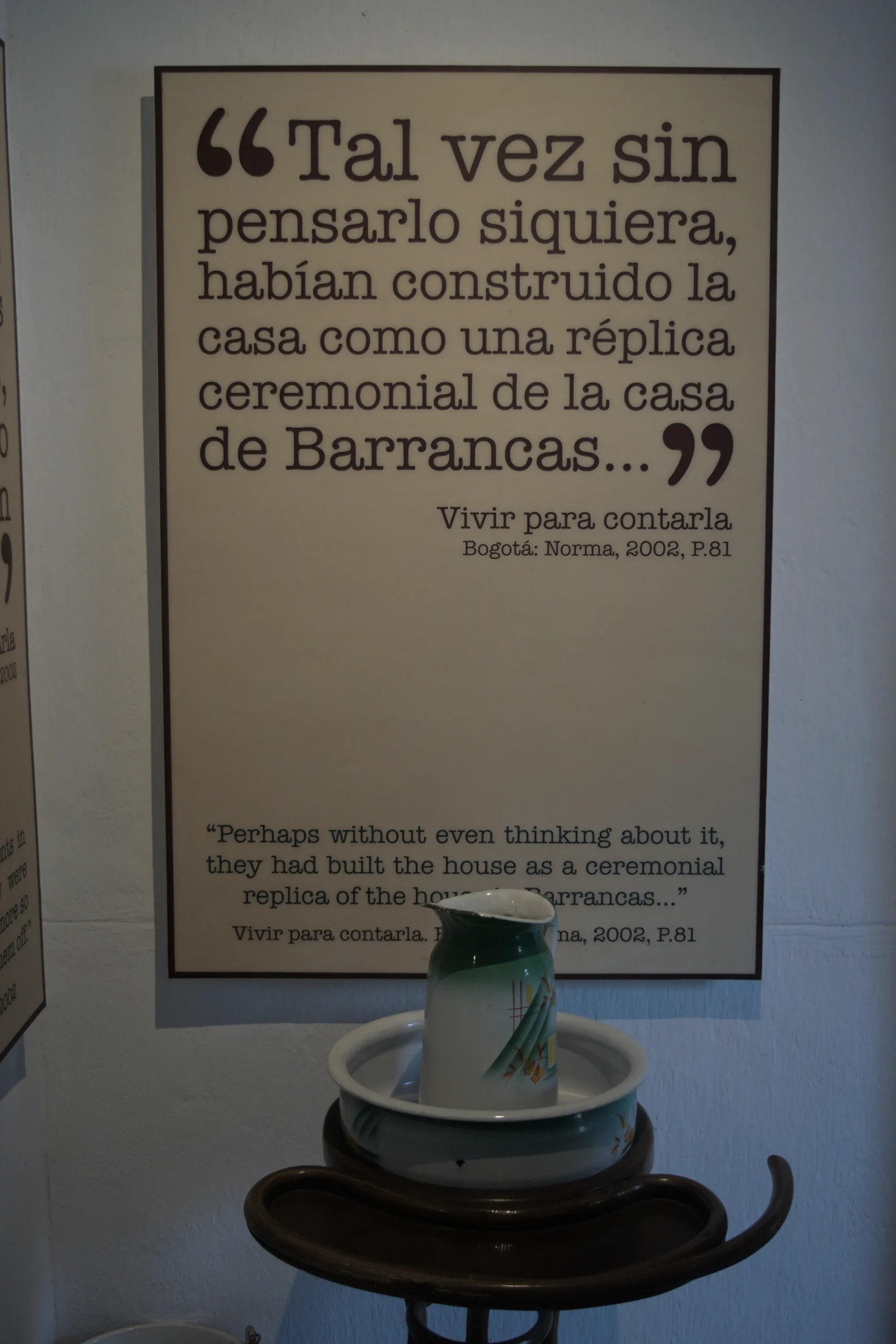Pieza casa museo Gabo